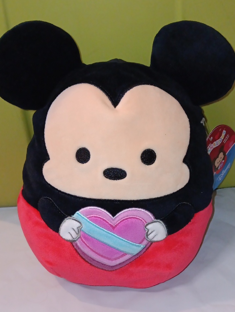 #127 Disney Mickey Squishmallow Plush - Black, Red, Peach, Pink, Blue, Purple